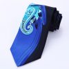 Luxusná pánska kravata v modro-čiernom prevedení