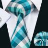 Elegantný kravatový set - kravata + manžety + vreckovka, vzor 2