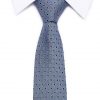Kvalitná pánska kravata v svetlo modrej farbe s bodkami
