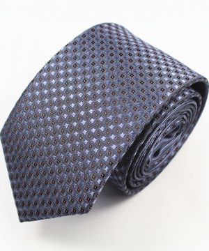 Pánska spoločenská kravata v modrej farbe