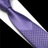 Luxusná pánska kravata vo fialovej farbe so vzorom