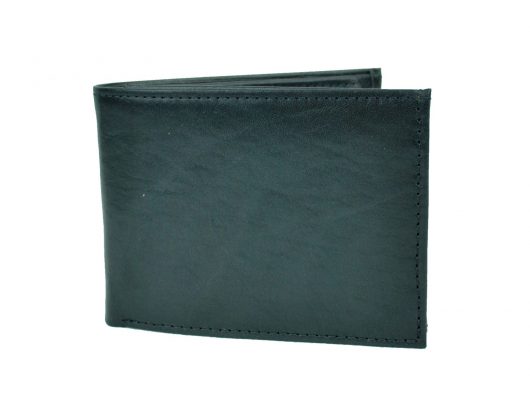 Pánska elegantná peňaženka z pravej kože č.8552 v čiernej farbe (3)