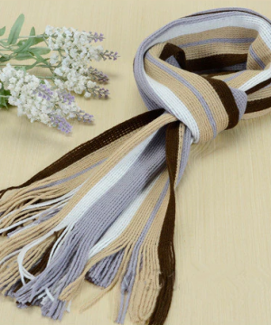 Bavlnený pánsky zimný šál v niekoľkých vzoroch ( 180 x 23 cm )