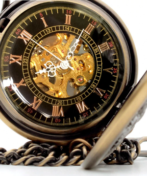 Luxusné vreckové pánske hodinky s drakom a fénixom v troch farbách