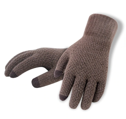 Zimné pánske rukavice s možnosťou ovládať mobilný telefón
