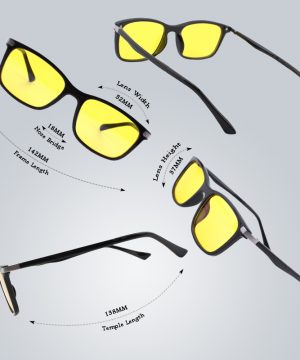 Flexibilné pánske okuliare na prácu s počítačom aj na nočné šoférovanie