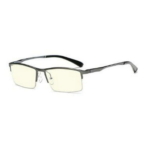 Luxusné pánske okuliare na počítač v modernom dizajne - tmavo sivé