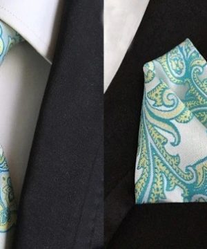 Pánsky hodvábny kravatový set - kravata + viazanka, model A