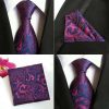 Pánsky hodvábny kravatový set - kravata + viazanka, model B