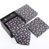 Pánsky kravatový set - kravata + manžety + vreckovka_model 5