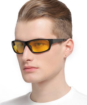 Štýlové pánske okuliare na nočnú jazdu s polarizovanými sklami