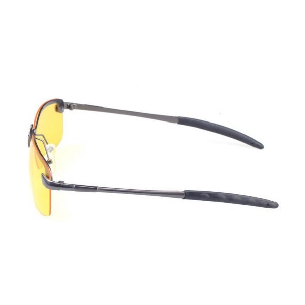 Špeciálne pánske okuliare pre šoférov so strieborno-sedým rámikom