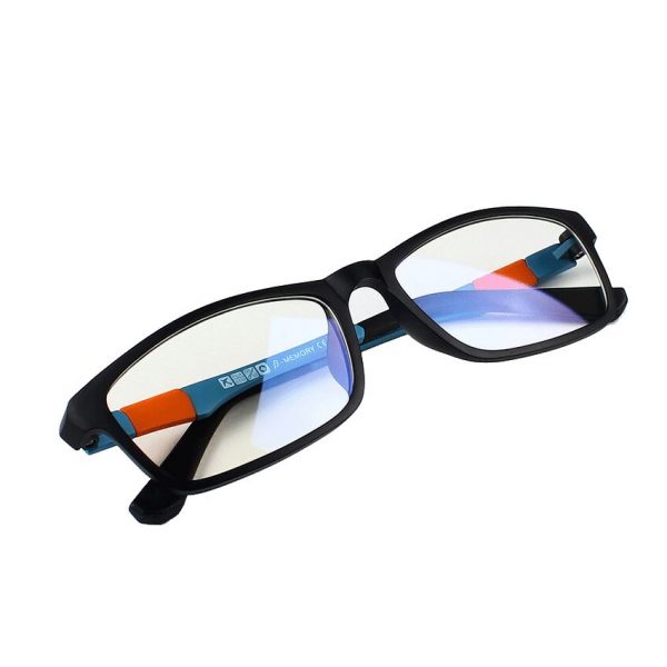 Štýlové pánske okuliare na prácu s počítačom - svetlo modré