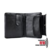 RFID kožená peňaženka v čiernej farbe č.8511