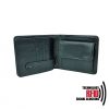 RFID kožená peňaženka v čiernej farbe vybavená blokáciou RFID NFC, č (1)
