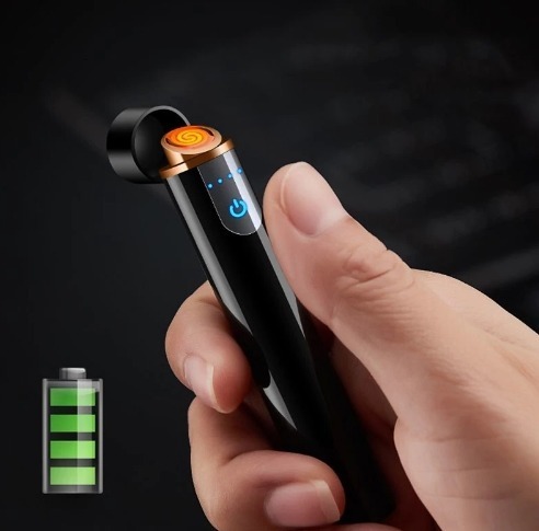 Šikovný USB zapaľovač bez plameňa v tvare cigarety vo viacerých farbách