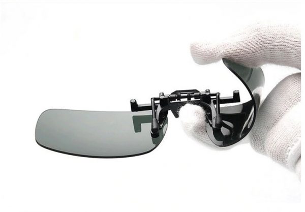 Šikovný klip na okuliare s ochranným filtrom proti žiareniu monitora