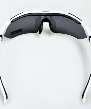 Športové polarizované okuliare s 5 vymeniteľnými viac-účelovými sklami - biele