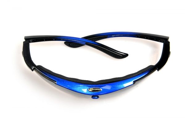Športové polarizované okuliare s 5 vymeniteľnými viac-účelovými sklami - modré