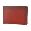 Pánska kožená peňaženka č.8552, ručne tieňovaná v červenej farbe