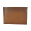 Pánska kožená peňaženka č.8552, ručne tieňovaná v hnedej farbe