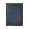 Pánska luxusná kožená peňaženka č.8560 v tmavo modrej farbe