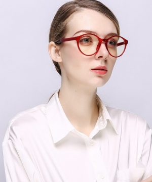 Retro okuliare na prácu s počítačom s ochranným filtrom