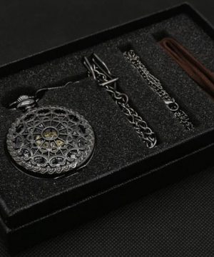 Samo-naťahovacie pánske vreckové hodinky v luxusnom prevedení