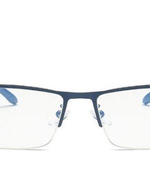 Štýlové okuliare s filtrom na prácu s počítačom v modrej farbe