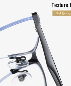 Štýlové pánske okuliare na prácu s počítačom v čiernej farbe
