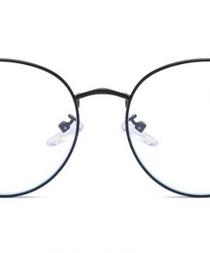 Štýlové vintage okuliare na prácu s PC s čiernym rámikom