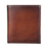 Pánska kožená peňaženka č.8333/1 v Cigaro farbe, ručne tamponovaná
