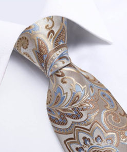 Luxusná pánska kravatová sada s prepracovanými ornamentami