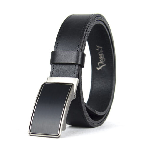 Luxusný kožený opasok s brzdou, šírka 3.5cm - GENTEEL