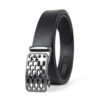 Pánsky kožený opasok s automatickou prackou PEARL CHAIN