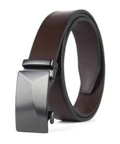 Alternative view of Pánsky kožený opasok s automatickou prackou PEARL XYRON