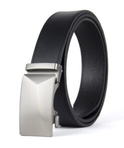Pánsky kožený opasok s automatickou prackou NICKEL XYRON