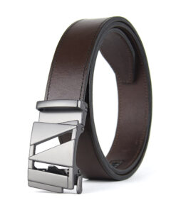 Alternative view of Pánsky kožený opasok s automatickou prackou SURVEX