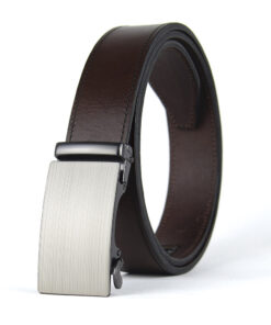 Alternative view of Pánsky kožený opasok s automatickou prackou VELOX