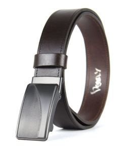 Alternative view of Pánsky kožený opasok s brzdou, šírka 3.5cm - TITAN CURVE