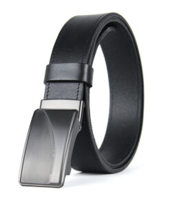 Pánsky kožený opasok s brzdou, šírka 3.5cm - TITAN CURVE