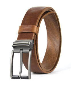 Pánsky kožený opasok s dezénom TITAN SHADOW, šírka 3.3cm, Výroba na Slovensku