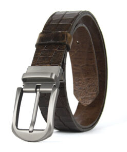 Alternative view of Pánsky kožený opasok s dezénom STEEL NOVA, šírka 3.3cm, Výroba na Slovensku