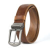 Pánsky kožený opasok s dezénom STEEL NOVA, šírka 3.3cm, Výroba na Slovensku
