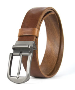Pánsky kožený opasok s dezénom STEEL NOVA, šírka 3.3cm, Výroba na Slovensku